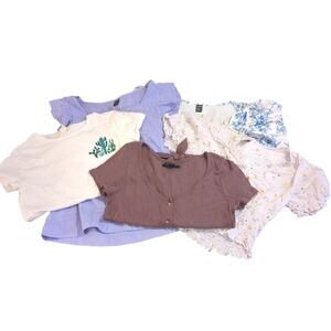 Women/Teen’s 5 Extra Small Short Sleeve Top Lot